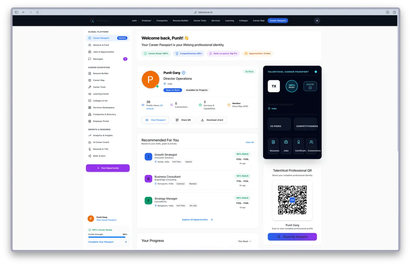 Talentxcel interface 6