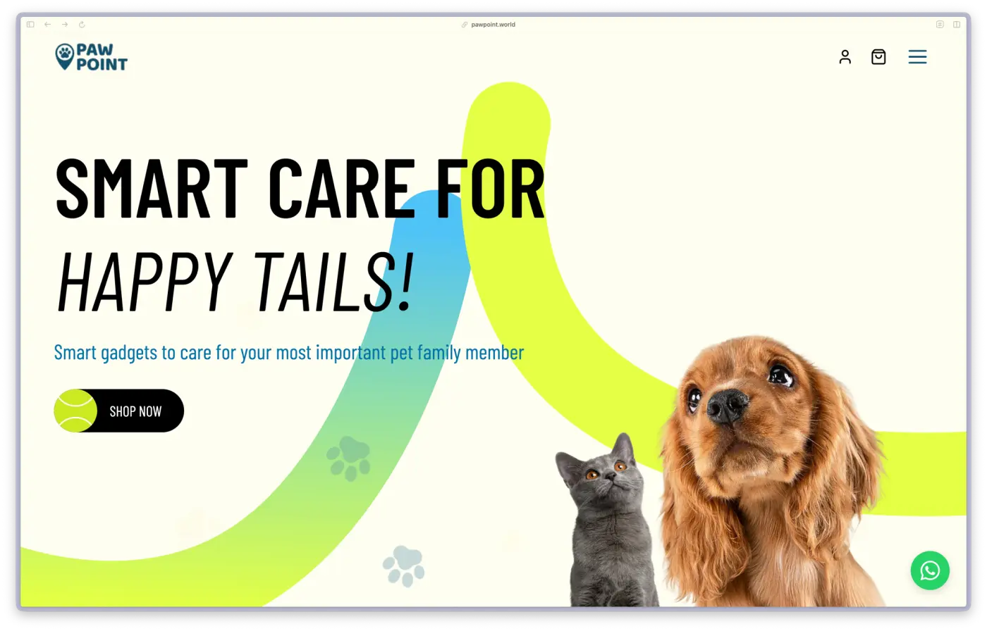 PawPoint interface 2