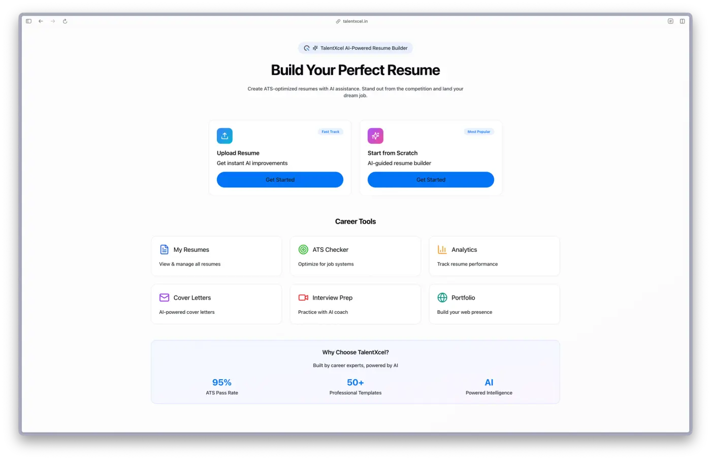 Talentxcel interface 4