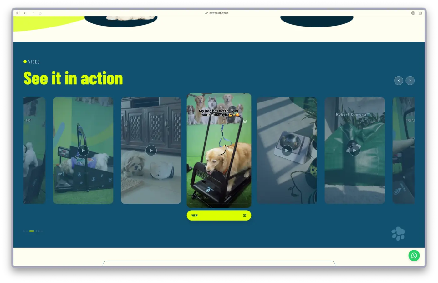 PawPoint interface 5